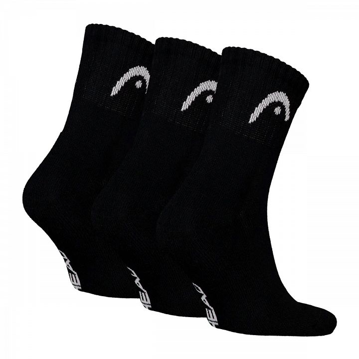 Head Tennis Club Short Crew Socks 3P Black